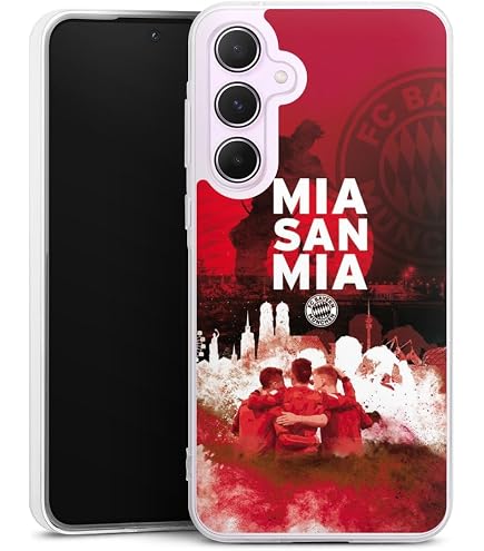 Slim Case kompatibel mit Samsung Galaxy A 16 5G Silikon Handyhlle  transparent Hlle extra dnn FC Bayern Mnchen Offizielles Lizenzprodukt  FCB: Amazon.de: Elektronik & Foto