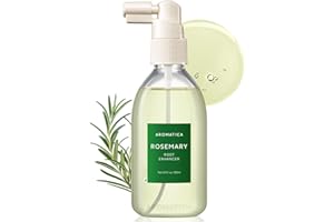 AROMATICA Root Enhancer Rosemary water spray for hair growth – Flaky & Itchy & Dry Scalp Treatment – Hair Oil for Scalp Exfoliator & Detox – Free from Sulfate, Silicone, and Paraben (100ml)