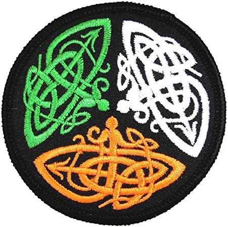 Celtic Knot Embroidered Badge