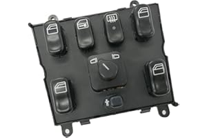 Amrxuts 1638206610 A1638206610 Fensterheberschalter Hauptsteuerungsschalter Passend für M-Klasse W163 ML230 ML270 ML320 ML350 ML400 ML430 ML500 ML55 AMG 1998-2005 80933103066