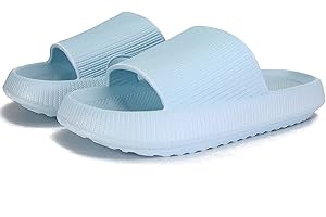 KEYUSHOP Cozislides Original Badeschuhe Damen Herren Kinder Super Weich Schlappi Schlappen rutschfest Badelatschen Sommer Wolkenschuhe Hausschuhe Cozy Slides Plattform Badeschlappen Strand Flip Flops