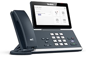 Yealink Rete MP58 IP Power over Ethernet, Smart Telefono da scrivania con cavo con audio HD ottimale e schermo LCD capacitivo touch screen regolabile da 7" (1024 x 600 pixel) (Microsoft Teams Edition)