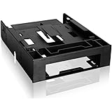 Icy Dock FLEX-FIT Trio 3.5-5.25 inch Front Bay Conversion Kit with Additional 2x 2.5 inch HDD/SSD Bay, BPSCS27273-MB343SP