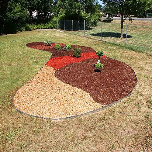 10 Meter NTA Rasenkante Beeteinfassung Beetumrandung schmal 140/1000 Mähkante Metall - 7