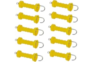 VOSS.farming Torgriff 10 Stück Dicke Zugfeder Elektrozaun Weidezaun Torgriffe - 10er Pack