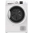 Ariston 8kg front load condenser dryer, 15 programs, led display, galvanized drum, delay start & end of cycle indicator, key lock, free standing drying machine, white, made in poland, ntcm108bskgcc