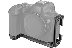 SMALLRIG Quick Release L-Bracket für Canon R6 Mark II / R6 / R5 / R5 C, Kamera-L-Platte für Arca-Typ mit 1/4"-20 Gewindelöchern, Gurtlöchern, Vertikale Aufnahmen - 4160B