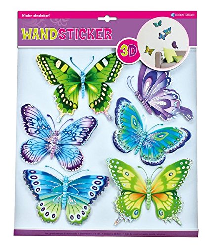 Preisvergleich Produktbild Trötsch Verlag Wandsticker Schmetterlinge 2