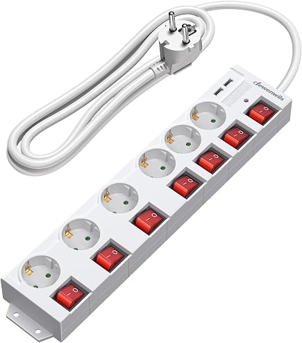 PRENDELUZ Verlängerungskabel 10 M: Schuko, 3680 W, 3x1,5 Mm², Mit Kinderschutz – Robust & Alltagstauglich