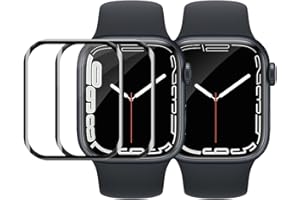 Bodyguard 2 Stück Schutzfolie für Panzerglas für Apple Watch Series 7/8/9(41mm), 9H Härte Hohe Qualität Anti-Kratzen Apple Watch 41mm Schutzglas, Blasenfreie, HD Displayschutzfolie für iWatch 41mm