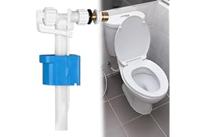 BCUUOZEEING Valvola di riempimento per cassetta di risciacquo, parti di ricambio, valvola di ingresso universale G1/2, connettore in ottone, parti di ricambio, valvola di ingresso laterale, adatto per la maggior