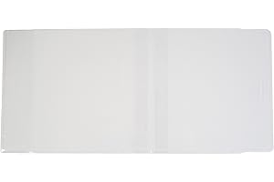 CARE4BOOKS 3 x PAPERBACK BOOK COVERS 244mm clear plastic reusable!