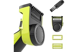 HAPPOW 14 en 1 peine de precisión, cabezal ajustable de precisión de 0,4 a 10 mm, para Philips One Blade QP2520, QP2530, QP2620, QP2630, para pelo corporal y barba, kit de peines de repuesto