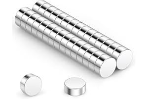 Wukong mini magneti al neodimio, 5x2mm | 30 pezzi Magneti piccoli ma forti per frigorifero, ufficio, stampante 3D, modelli e progetti fai da te