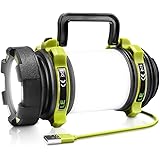 LE Rechargeable CREE LED Torch, 500 Lumen Camping Lantern, Water Resistant Outdoor Searchlight for Emergency, Fishing, Hiking
