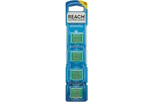 REACH Listerine Ultraclean Access Flosser Heads dla lepszej pielęgnacji jamy ustnej, miętowy, 28 szt