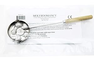 Prince August Molybdomancy Divination Party Kit - Fortune Telling with Metal in Water. (6 Charms)