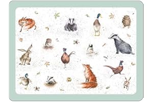 Pimpernel Juego de 4 manteles Individuales Grandes, Madera de ingeniería, Corcho, Multicolor, L, 4