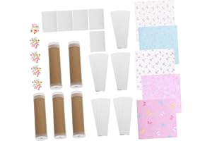 Toyvian Kaleidoskop Bastelset Für Kinder - 5 Diy Material Kits Zum Selbermachen Von Buntem Kaleidoskop Kreative Handarbeit Für Kindergarten Eltern-Kind Aktivitäten Und Spielerisches Lernen