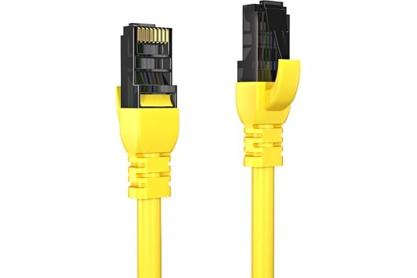 GenuineXER CAT6A Ethernet Cable / 550Mhz 10 Gbps Speed Fluke Passed LAN Cord With Superior 26 AWG Bare Copper Core Compatible For Laptop, Router, PS5/4, Modem, Tv, CCTV & XBox 1 Meter