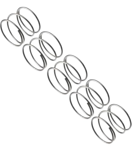 QUARKZMAN 5 stuks drukveren, 304 roestvrij stalen drukveren, 3 mm OD, 0