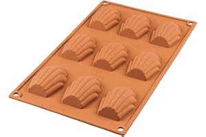 ‎SILIKOMART Silikomart - SF 032 MADELEINES - FORMULARZ SILIKONOWY 68X45 H 17 MM