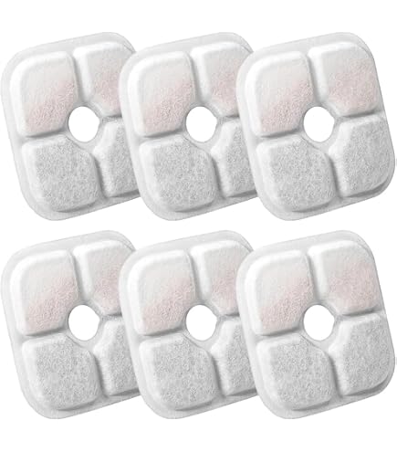 16 Filtri Per Fontanella Gatti + 4 Tubi – Con Carbone Attivo E Resina, Adatti Per Fontana 2,5 L, Da Sostituire Ogni 2-4 Settimane