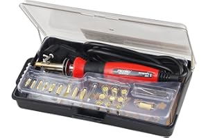 FrogBro Wood Burning Kit Wood Pyrography Soldering Iron Set, Pyrography Pen Temperature Adjustable with Interchangeable 23 Tips Accessories, DIY Pyrography Tools for Beginners and Professionals