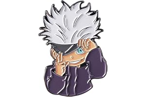 XSLGOGO Anime Jujutsu Kaisen Gojo Satoru Broches Broche Jujutsu Kaisen Itadori Yuji Broches Jujutsu Kaisen Cosplay Costume Gojo Satoru Badges