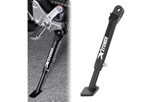 Xitomer Motorcycle Adjustable Kickstand Side Stand Fit for Tenere 700 2019 2020 2021 2022 2023 2024 Adjustable Side Stand Aluminum