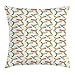 Produktbild BBABYY Hummingbird Throw Pillow Cushion Cover by, Aquerelle Birds Brush Strokes Pattern Avian Animal Exotic Wildlife Illustration, Decorative Square Accent Pillow Case,Multicolor 20x20inch
