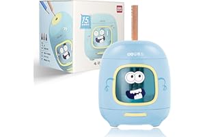 SIVELIKE Electric Pencil sharpener,2 Years Warranty,Battery/2A USB Powered,5000 Times for Blade,Suitable for 6.5-8mm Pencil Sharpener,Automatic Pencil Sharpeners for Kids,School, Home, Office, Classroom (Blue)