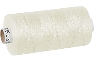 dalipo - Polyester Nähgarn Stärke 30, Polstergarn, 300m, creme