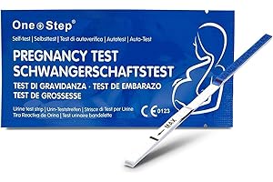 ONE+STEP 10 x Test de grossesse ultra-sensible One Step Blue Line I Test de grossesse précoce I Pregnancy Test I HCG Test I Détection Ultra Précoce I Sensibilité 10 mIU/ml