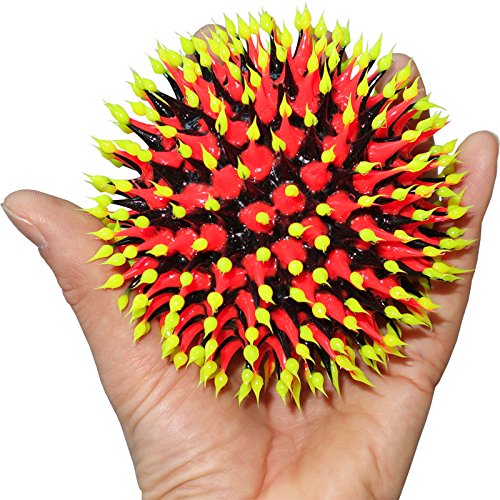 Black Red Yellow Neon UV Fluorescent Rubber Silicone Bouncy Ball Stress Relief Office Garden Toy Mini Football