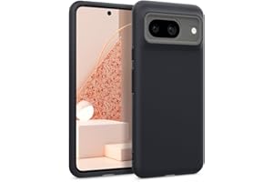 Caseology Nano Pop para Funda Google Pixel 8, [Color de Dos Tonos], Protección Militar contra Caídas, Diseños de Agarre Lateral para Google Pixel 8 - Black Sesame