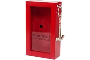 QINGZY Divertente Scatola di Emergenza con Martello, Regalo di Compleanno, Scatola di Legno Piccola, Regalo Personalizzato Uomini e Donne per Amici, Cioccolatini, Caramelle, Soldi