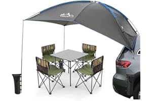 TentHome SUV Tailgate Tent Awning Sun Shelter for Camping 3-4 Persons