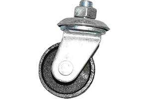 Ronyme Roulettes génériques pour cric de sol, tige de 16mm, roulette de rechange pour remorque, roulettes horizontales en métal pour cric de 4 tonnes