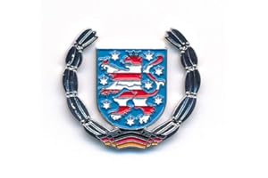 hegibaer Freistaat Thüringen Wappen Erfurt Deutschland Flagge Edel Pin Anstecker 0932