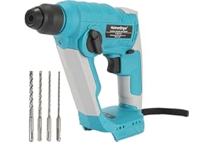 HEIMERDINGER Brushless Rotary Hammer Drill for Makita 18V Battery, 2 Joule,1-1/8 Inch SDS-Plus, Cordless Heavy Duty Hammer Drill for Concrete Including 4 Drill Bits