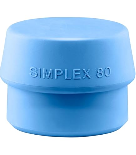 Halder Simplex Mallet With Aluminum & STAND-UP Black Rubber Inserts Cast Iron Housing Wood Handle Main Md - View #3