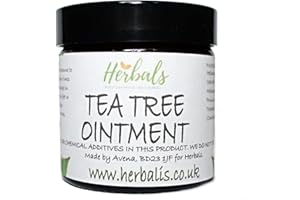 AVENA HERBAL PRODUCTS Tea Tree Balm for Skin & Feet – Natural Botanical Blend with Vitamin E & Beeswax – 60ml – Handmade in Yorkshire