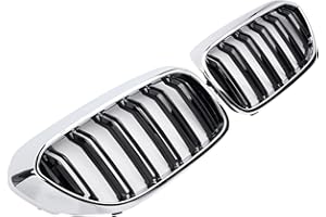 ‎GCP GCP PASST FÜR 5ER G30 G31 SPORT KÜHLERGRILL DOPPELSTEG GRILL CHROM SCHWARZ