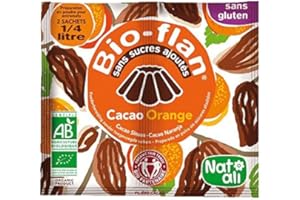 NAT-ALI Bio-Flan : préparation bio pour flan au cacao & orange