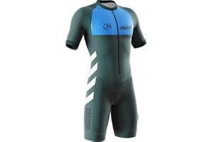 Triathlon herr Triathlon Sommar Professionell Team Skinsuit, MTB Trisuit Cykling Skinsuit Ett Stycke, Tri-Suit
