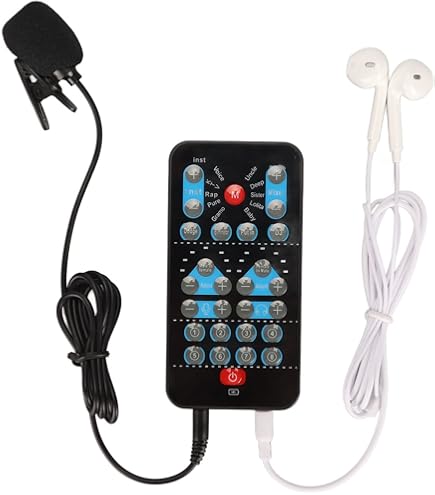 Ruuizksa V8S Audiomixer met stemvervormer, podcast-mixer, geluidskaart