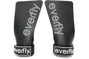 Everfly Manique Crossfit - Gant Musculation Homme Femme - Protege Poignet sans Trous en Fibre de Carbone - Protection des Mains - Gants Grip Sport Gym Fitness Haltérophilie