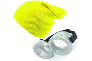 4sold Minion Goggles Brille Ich – Einfach unverbesserlich Despicable Me Brille Gläser Augen Tolles Kostüm das du brauchst, um selbst zum Minion zu werden