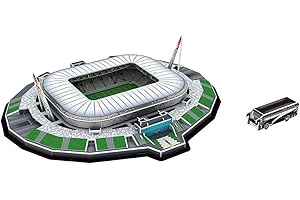 Auveach Puzzle tridimensionale 3D famoso in tutto il mondo campo da calcio puzzle per bambini ragazzi Giocattolo con inserto di incantesimo fai-da-te (Juven Stadium(Italia))